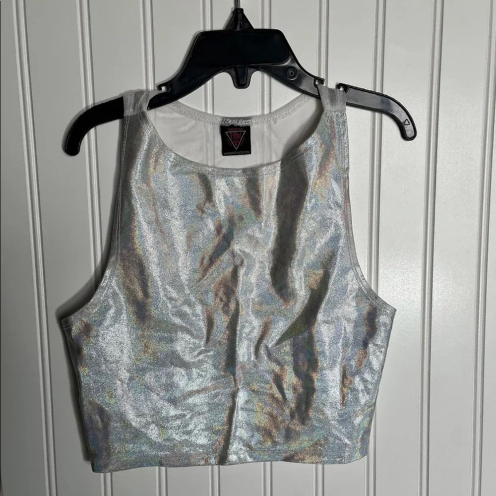 Silver Rave Top